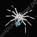 Брошь Stylish Spider Rhinestone